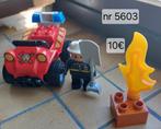Lego duplo: Brandweerwagen nr 5603 (3), Duplo, Ophalen of Verzenden, Zo goed als nieuw