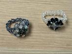 Zelfgemaakte juwelen met pareltjes (3 stuks), Bijoux, Sacs & Beauté, Bagues, Neuf, Enlèvement ou Envoi, Synthétique, Femme