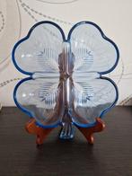 glazen serveerschaal klavervorm, Enlèvement ou Envoi, Comme neuf, Verre, Balance ou Balances