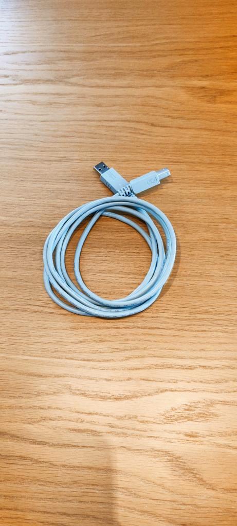 USB A --> USB B  kabel HP, Computers en Software, Pc- en Netwerkkabels, Zo goed als nieuw, Ophalen of Verzenden