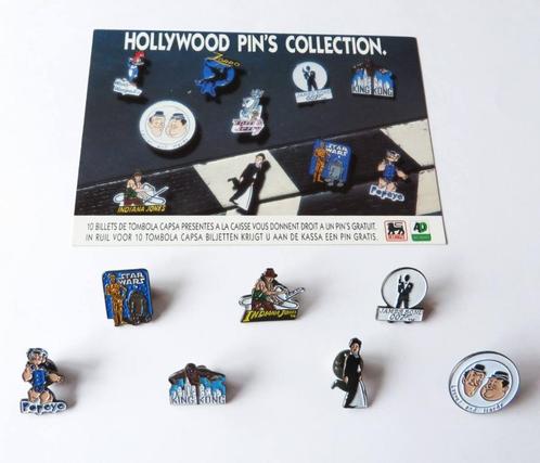 Hollywood Pins Collection (1992) (lot 2), Collections, Broches, Pins & Badges, Comme neuf, Insigne ou Pin's, Autres sujets/thèmes