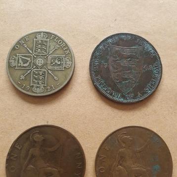Lot 61 engelse munten beschikbaar voor biedingen