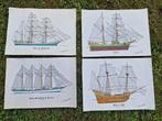 4x prachtige litho van schip, Ophalen