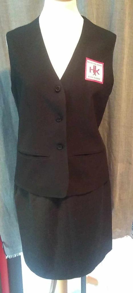 debardeur met rok uniform hotelschool Ter Duinen Koksijde, Diversen, Schoolbenodigdheden, Ophalen of Verzenden