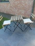 Ikea bistro set tafel en 2 stoelen, Jardin & Terrasse, Enlèvement ou Envoi