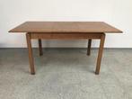 Vintage mid-century retro eettafel, Huis en Inrichting, Tafels | Eettafels, Ophalen, Gebruikt, Eikenhout, 50 tot 100 cm