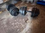 2 haltères de 13 kg, Sports & Fitness, Équipement de fitness, Enlèvement, Utilisé