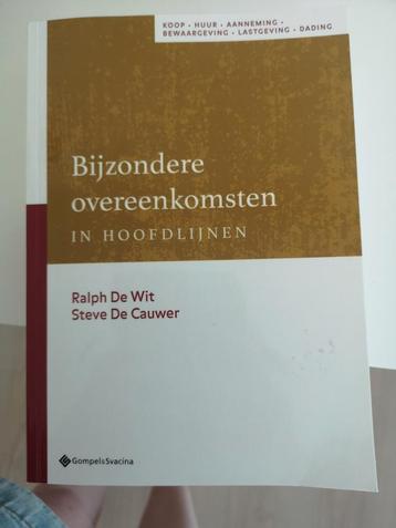 Bijzondere overeenkomsten in hoofdlijnen  beschikbaar voor biedingen