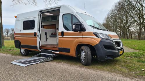 Sfeervolle Camper Rolstoel toegankelijk met invalide lift, Caravans en Kamperen, Mobilhomes, Particulier, Bus-model, tot en met 2