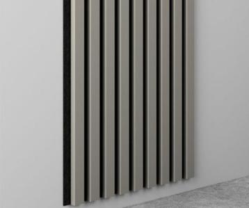 Panneau à lamelles acoustiques | 40x260cm | Gris sable disponible aux enchères