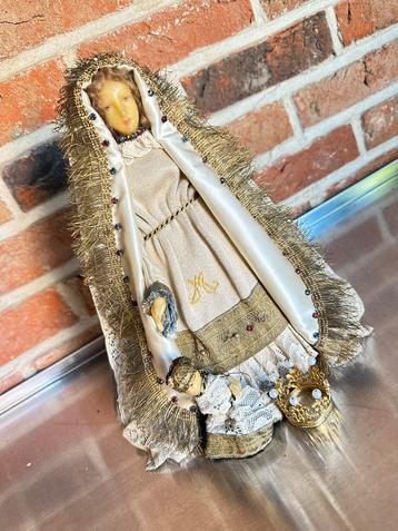 Maagd Maria met kind vintage religieus beeld, Ophalen, Gebruikt, Beeld(je), Christendom | Katholiek