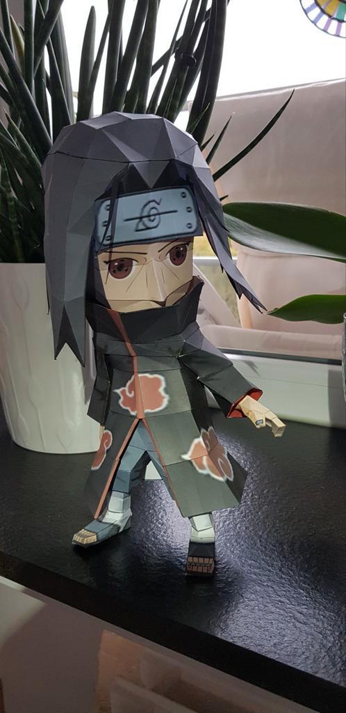 Papercraft Naruto Hitachi figuren van 30 cm, Hobby en Vrije tijd, Modelbouw | Figuren en Diorama's, Zo goed als nieuw, Ophalen of Verzenden