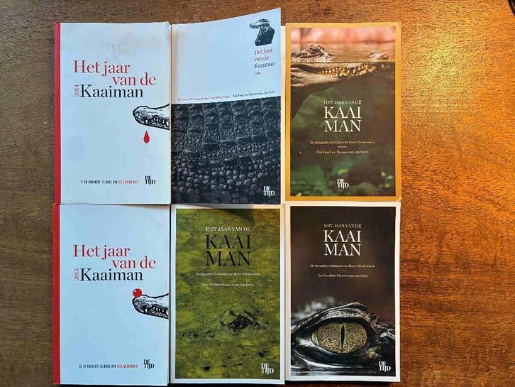6 x Jaar van de Kaaiman Koen Meulenaere, Boeken, Politiek en Maatschappij, Gelezen, Maatschappij en Samenleving, Ophalen of Verzenden