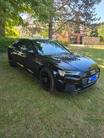 Audi A6 50 TFSI E Quattro S-Line, Auto's, Audi, Automaat, 4 cilinders, Zwart, Dealer onderhouden