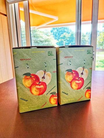 Box 5 liter appelsap uit eigen tuin, Enlèvement ou Envoi, Neuf