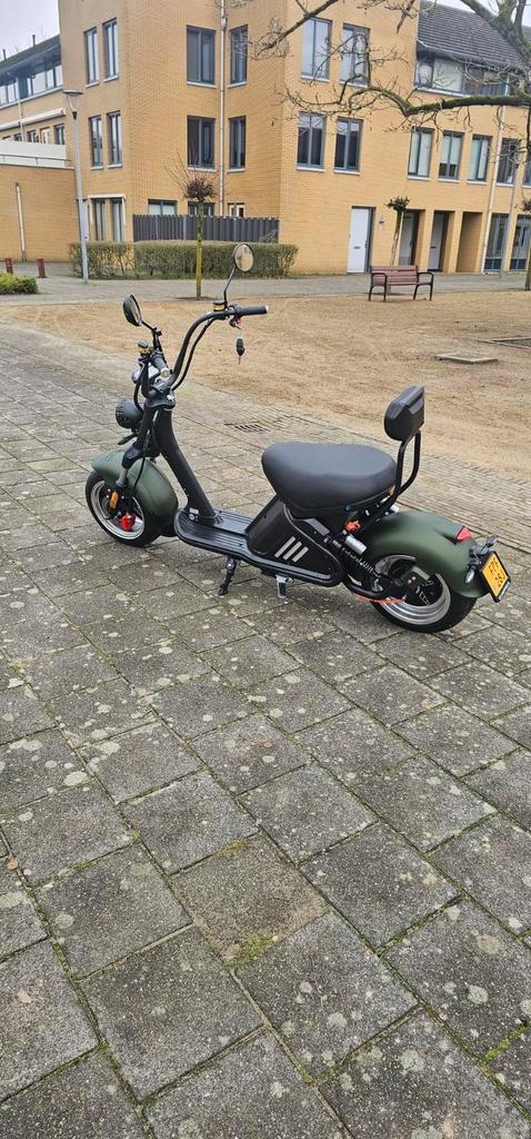 Elektrische scooter chopper mangosteen m2 als nieuw, Fietsen en Brommers, Scooters | Overige merken, Zo goed als nieuw, Klasse B (45 km/u)