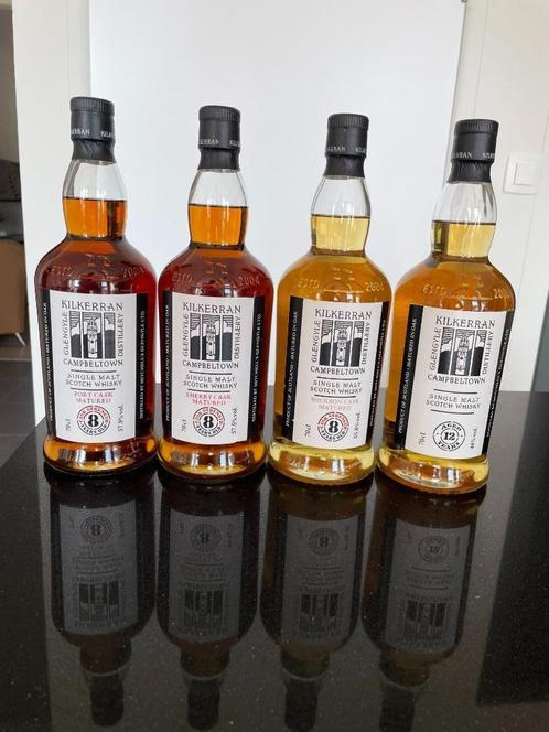 Kilkerran : 8 g de sherry - 8 ans de porto - 8 ans de bourbo, Collections, Vins, Neuf, Autres types, Autres régions, Pleine, Enlèvement