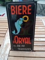 ORVAL Trappist emaille plaat, Verzamelen, Ophalen of Verzenden, Zo goed als nieuw