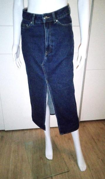 JENNYFER - Midi Rok - Raw Denim / Raw Jeans - XS/34 beschikbaar voor biedingen