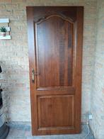 Zware Volle eiken deur 80.5 cm breedt op  2.01 cm, Enlèvement, Comme neuf