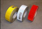 reflecterende tape 50 mm breed kleuren wit / oranje / rood e, Ophalen