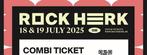Tickets voor rock herk, Tickets en Kaartjes, Eén persoon, Meerdaags