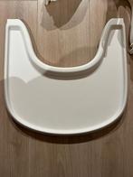 Stokke Tripp Trapp - Tablette/plateau blanc  |  Tray white, Enlèvement, Comme neuf, Chaise de table, Plateau amovible