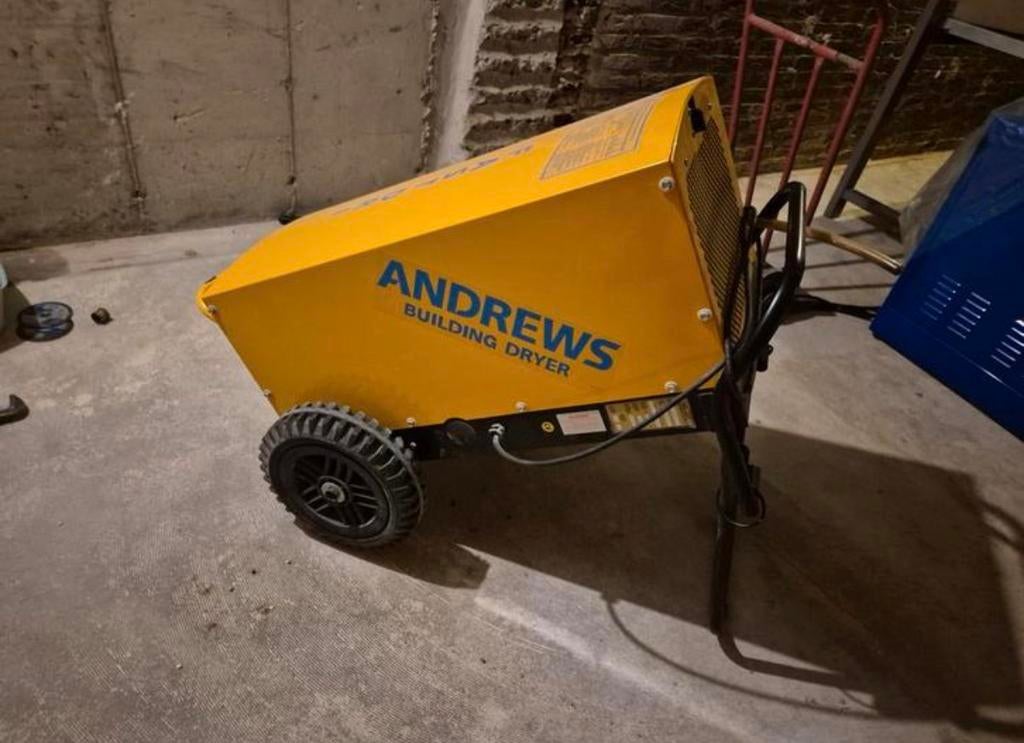 Bouwdroger te huur, Doe-het-zelf en Bouw, Ventilatie en Afzuiging, Zo goed als nieuw, Ophalen