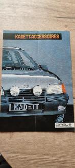 Opel Kadett accessoires brochure, Ophalen of Verzenden, Zo goed als nieuw, Opel