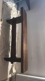 Oude massief houten bank, Tuin en Terras, Tuinbanken, Ophalen, Gebruikt, Hout
