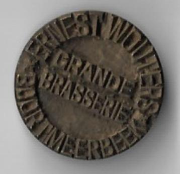  Oude stempel GRANDE BRASSERIE ERNEST WOUTERS BOORTMEERBEEK beschikbaar voor biedingen