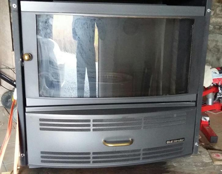 insert au mazout Well Straler MK110  11.5kw, Huis en Inrichting, Kachels, Gebruikt, Overige brandstoffen, Ophalen