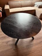 Zwarte ronde tafel, Huis en Inrichting, Tafels | Eettafels, Ophalen