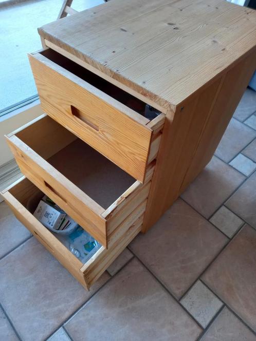 Opbergdoos met 3 laden, Huis en Inrichting, Woonaccessoires | Kisten, Zo goed als nieuw, Ophalen