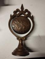 Kleine  koperen gong, gemaakt  handgemaakte, Ophalen of Verzenden, Brons