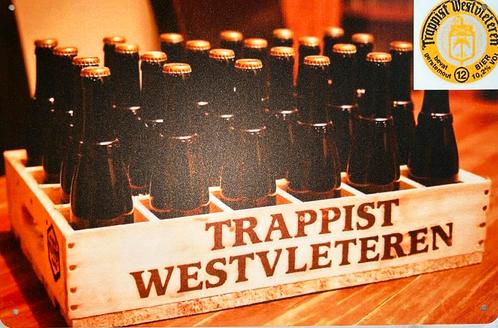 Reclamebord vintage Westvleteren (bak) - mancave poolhouse, Verzamelen, Merken en Reclamevoorwerpen, Nieuw, Reclamebord, Ophalen of Verzenden