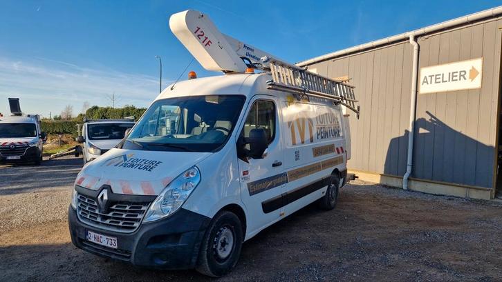 Hoogwerker Renault Master 12m50, Auto's, Bestelwagens en Lichte vracht, Particulier, ABS, Adaptive Cruise Control, Airbags, Bluetooth