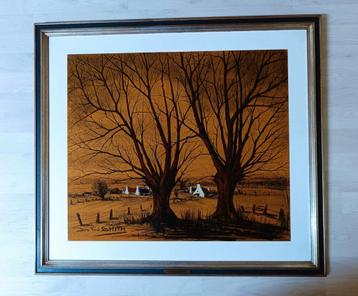 Landschapsschilderij van Jos Fred Smith beschikbaar voor biedingen