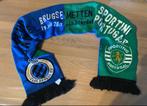 Sjaal - 2019 - Club Brugge/Sporting Portugal, Verzamelen, Sportartikelen en Voetbal, Ophalen of Verzenden, Zo goed als nieuw