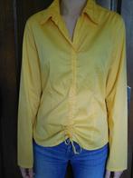 Street One gele blouse met ruches, maat EUR40, Maat 38/40 (M), Ophalen of Verzenden, Street One, Zo goed als nieuw