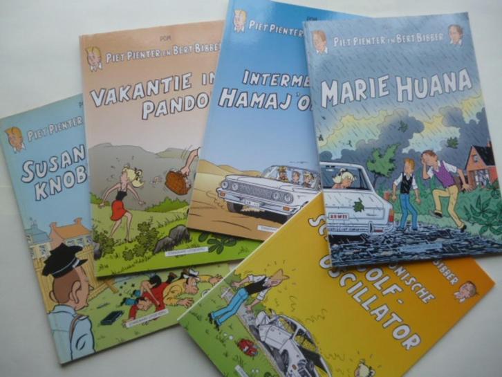 Piet Pienter en Bert Bibber - POM - Standaard Uitgeverij, Boeken, Stripverhalen, Gelezen, Meerdere stripboeken, Ophalen of Verzenden