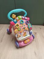 Loopwagen en activiteitenbord VTech roze, Ophalen of Verzenden, Gebruikt, 6 maanden tot 2 jaar