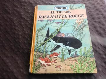 Les aventures de TINTIN (le trésor de Rackham le rouge), Enlèvement ou Envoi, Une BD, Utilisé, Hergé