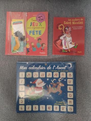 Lot de livres Saint-Nicolas ; Noël ; fête d'anniversaire beschikbaar voor biedingen