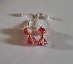 „Golden Cherry” oorbellen, Hangers, Nieuw, Ophalen of Verzenden, Rood