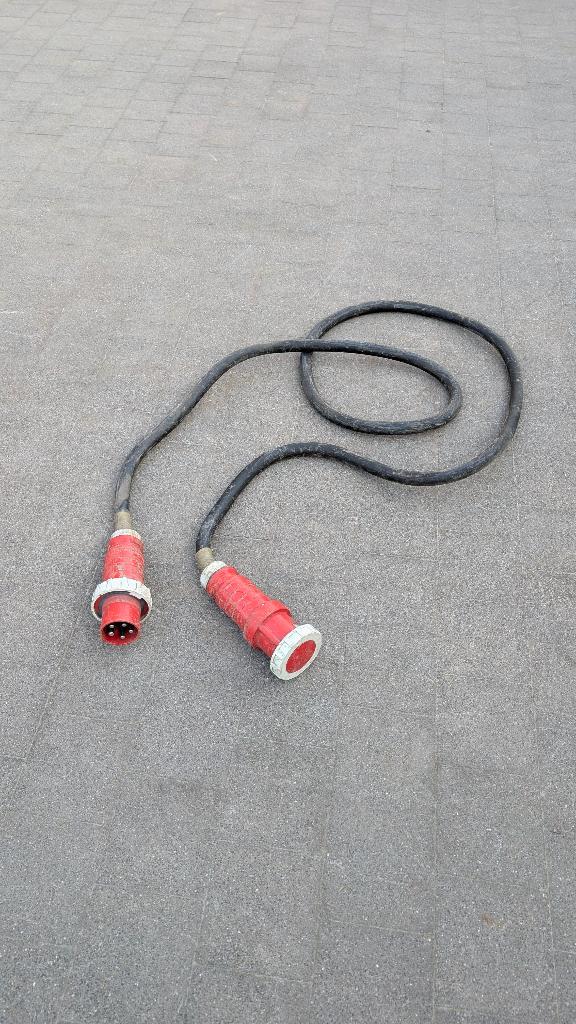 3-Fase kabel CEE 125A 5G35 5m, Bricolage & Construction, Électricité & Câbles, Utilisé, Câble ou Fil électrique, Enlèvement