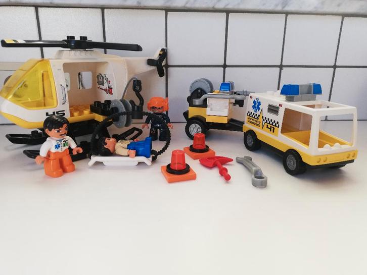 duplo 7841 Helicopter Rescue Unit, Enfants & Bébés, Jouets | Duplo & Lego, Utilisé, Duplo, Ensemble complet, Enlèvement ou Envoi