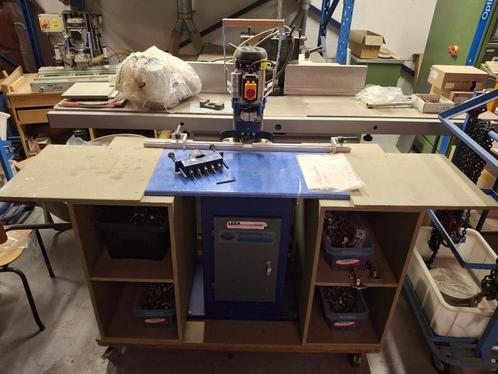 Scharnierboormachine monofase-230v, Doe-het-zelf en Bouw, Gereedschap | Boormachines, Zo goed als nieuw, Boormachine, 600 watt of meer