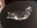 Glazen eend 18cm, Antiek en Kunst, Antiek | Glaswerk en Kristal