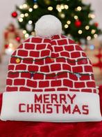 Beanie Muts met Pompon Merry Christmas, Kleding | Dames, Mutsen, Sjaals en Handschoenen, Musthaves, Verzenden, Nieuw, Muts